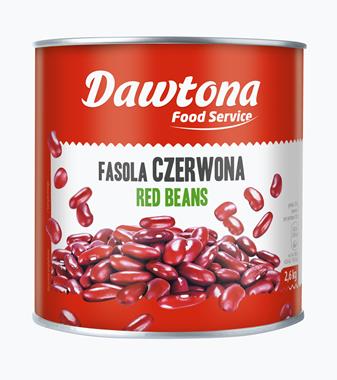 Fasola konserwowa czerwona 2600g - Dawtona